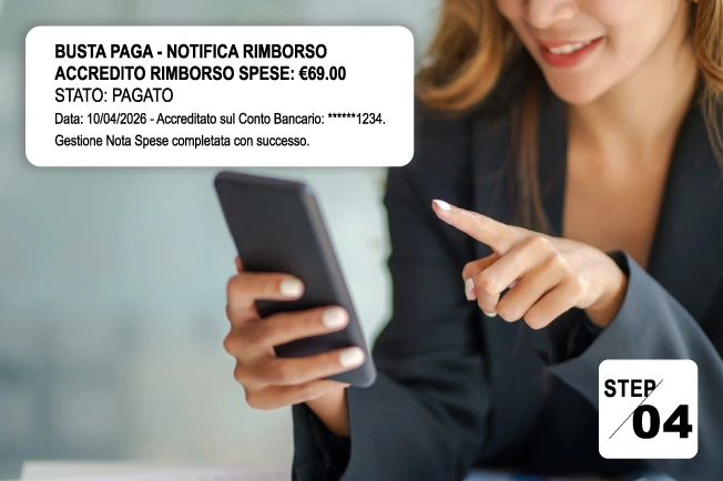 Rimborse spese avvenuto con successo